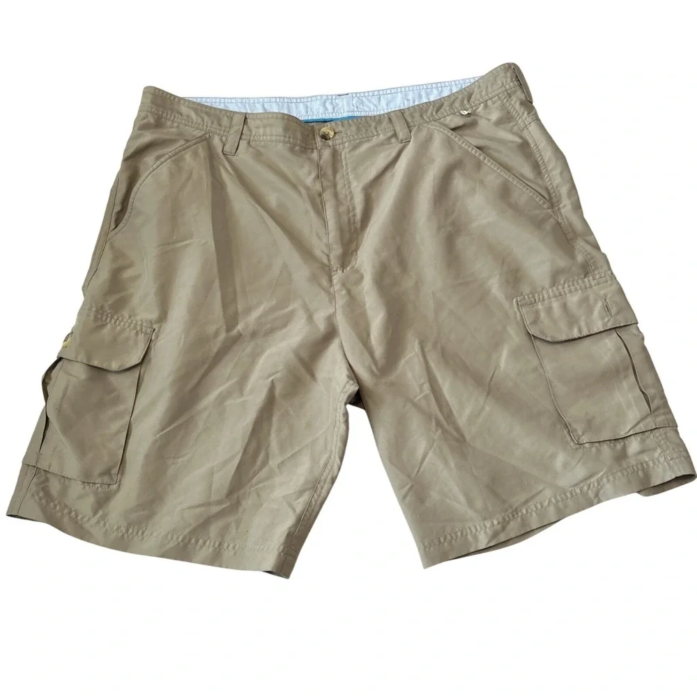 Magellan‎ Fish Gear Shorts 40 Men's MagRepel Cargo Fishing Outdoor Tan